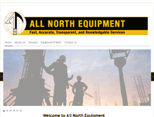Tablet Screenshot of allnorthequipment.com